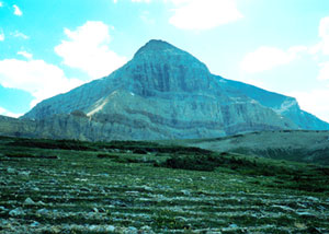 Photo shows sorted steps, taken at Glacier National Park in Montana.